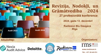 Konference "Revīzija, nodokļi un grāmatvedība 2024" - 13. decembrī